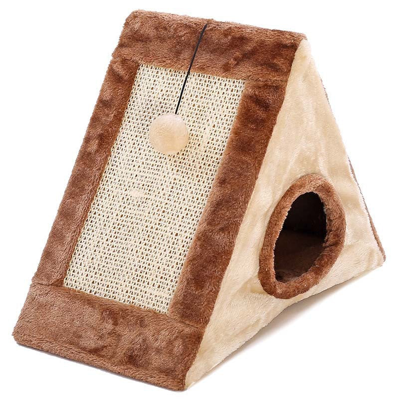 Triangle Cat Scratcher House