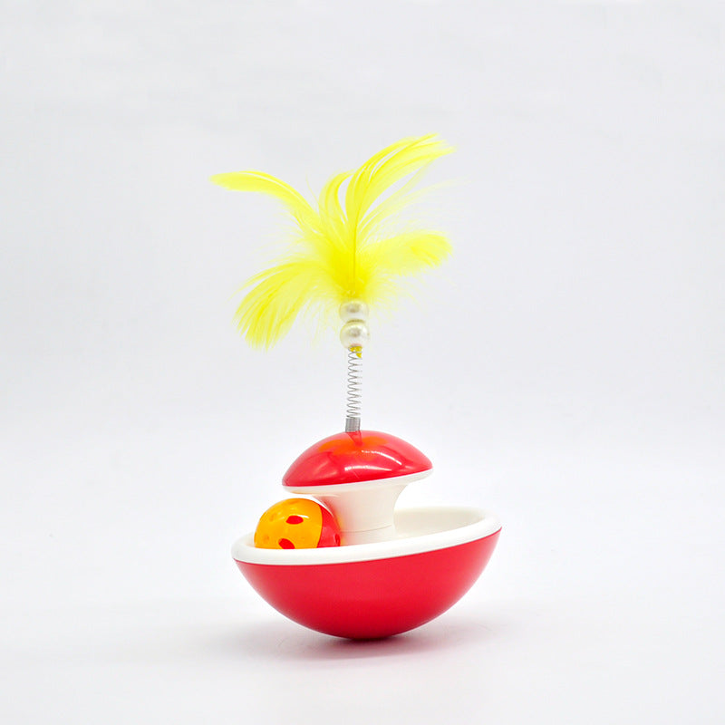 Feather Tumbler Cat Toy