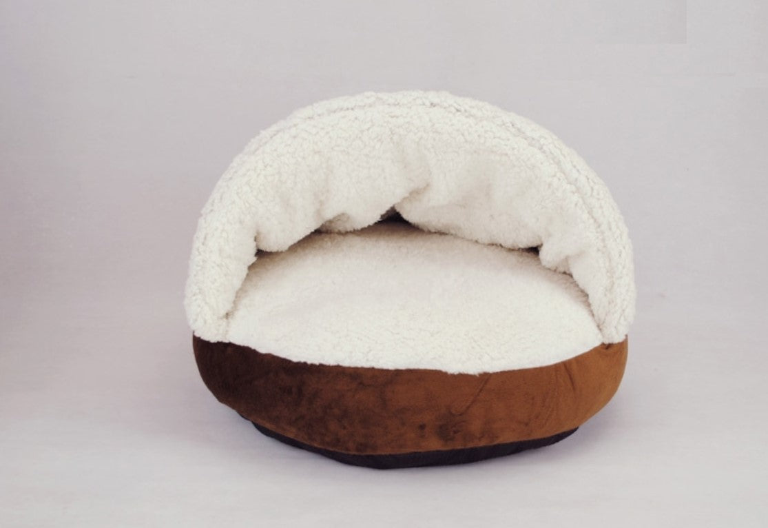 Half Roof Cat House, Brown
