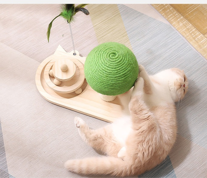 Mushroom Scratching Post, Green
