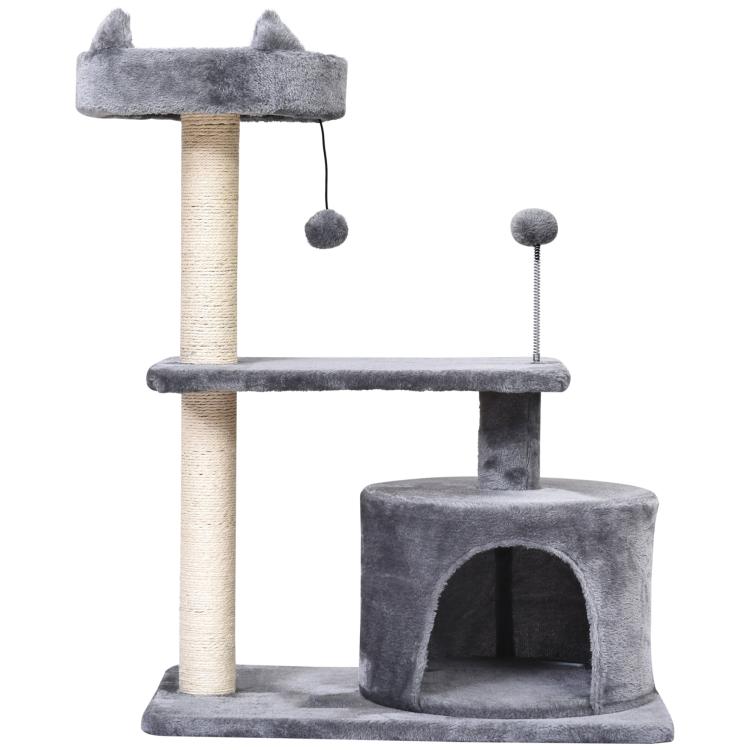 Three-Tier Cat Tree, Grey