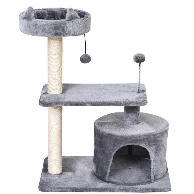 Three-Tier Cat Tree, Grey