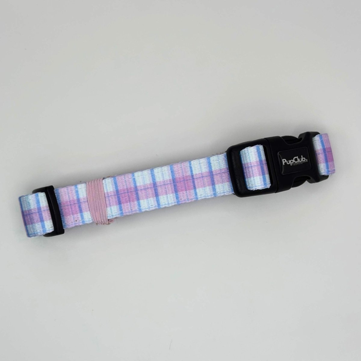 Pink Tartan Dog Collar