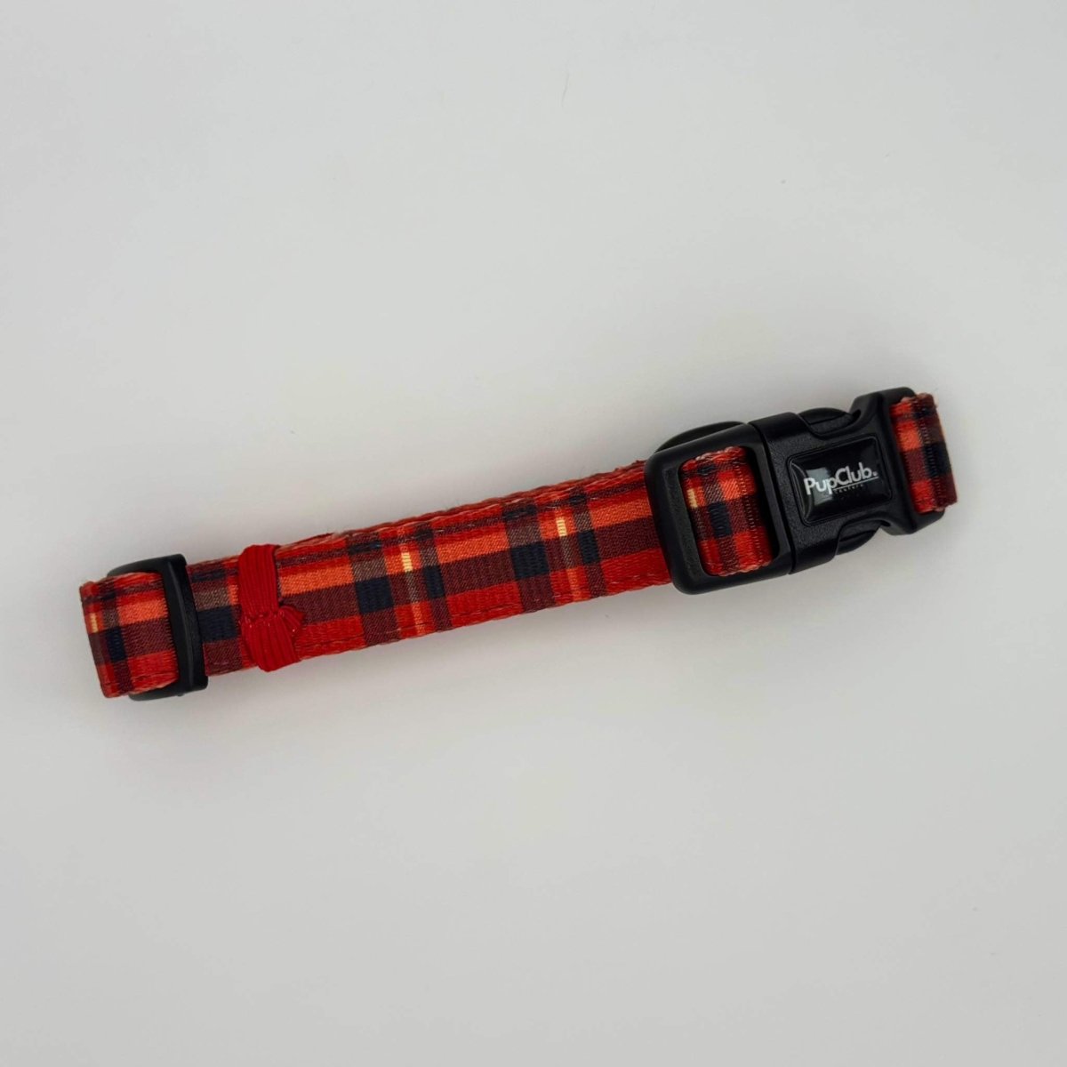 Tartan Dog Collar, Red
