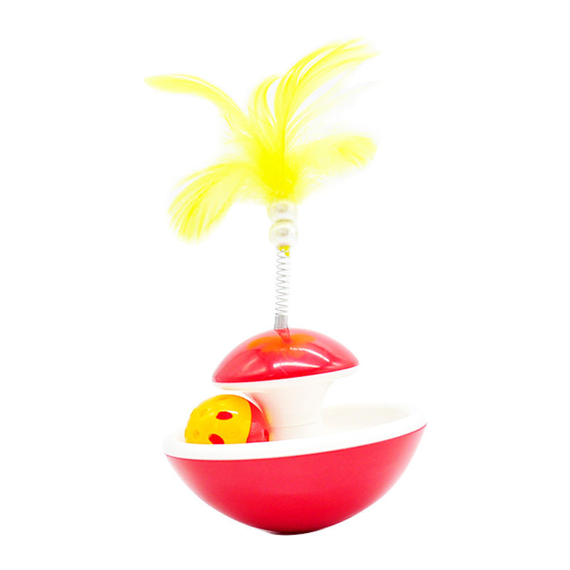 Feather Tumbler Cat Toy